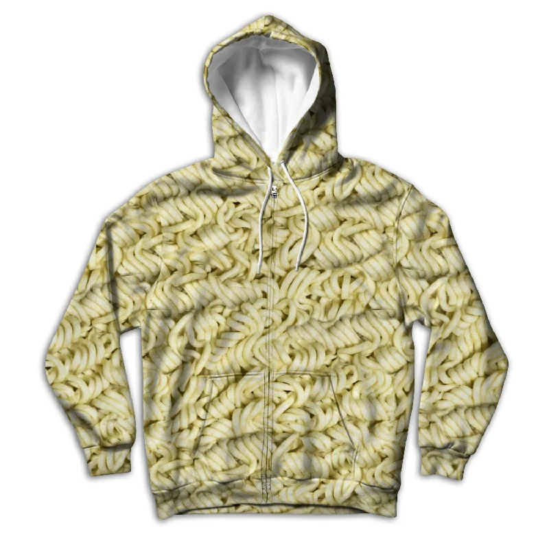 Dried Ramen Unisex Zip Up Hoodie