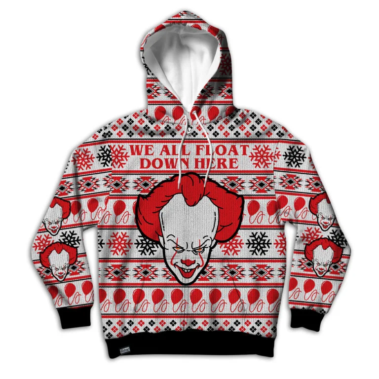 We All Float Down Here Unisex Hoodie Zipup