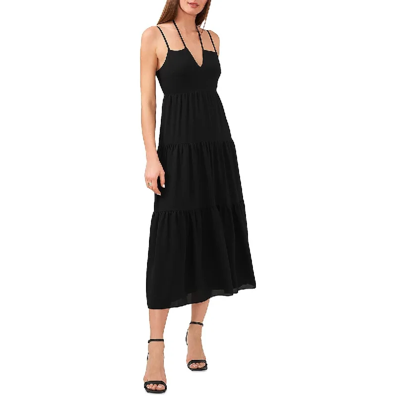 1.State Womens Tie Front Long Maxi Dress