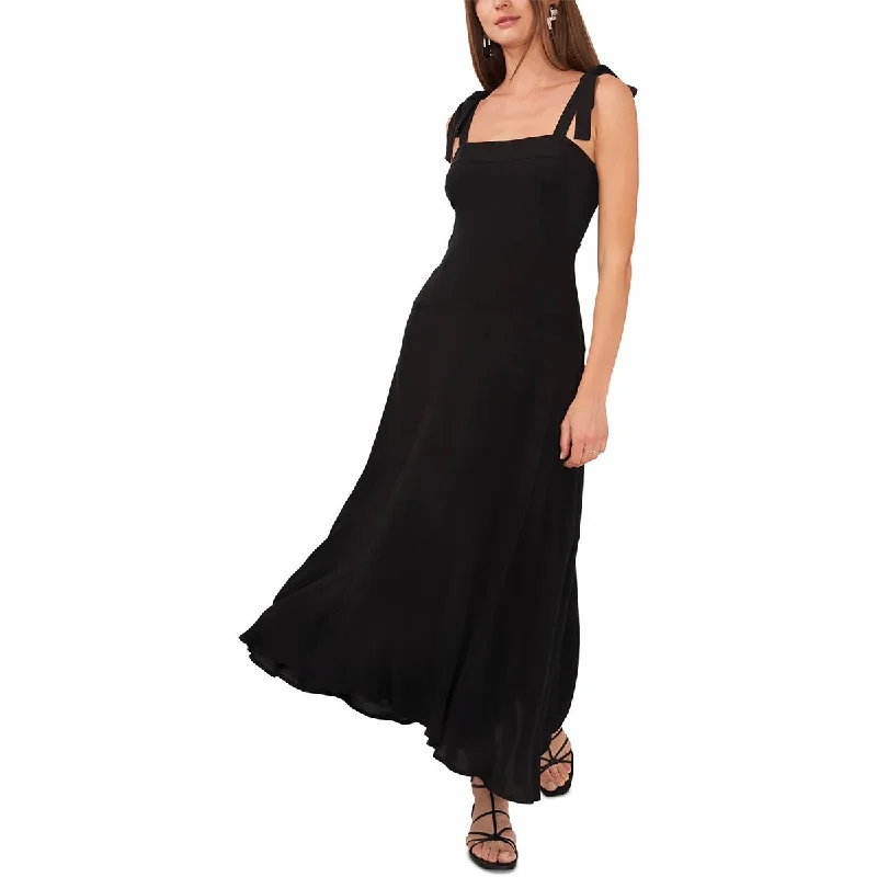 1.State Womens Solid Rayon Maxi Dress