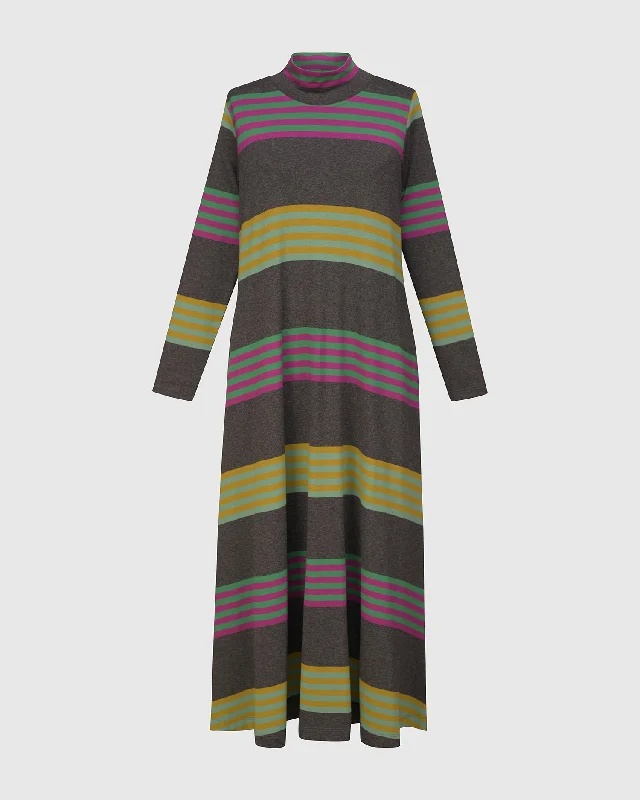 UD805 LONG DRESS - STRIPES