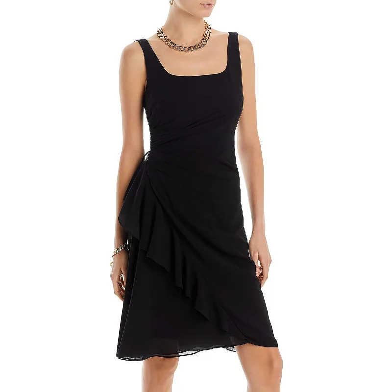 Kobi Halperin Womens Britney Chiffon Tiered Sheath Dress