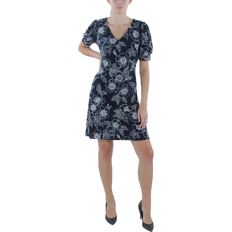 Tommy Hilfiger Womens Floral Print  Shift Dress