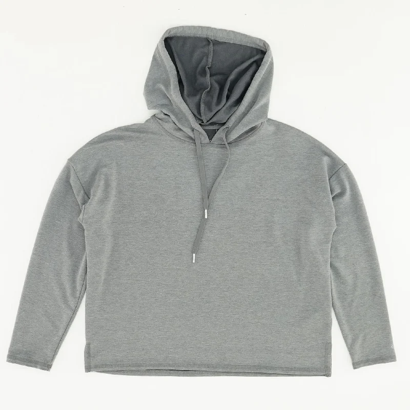 Gray Solid Hoodie