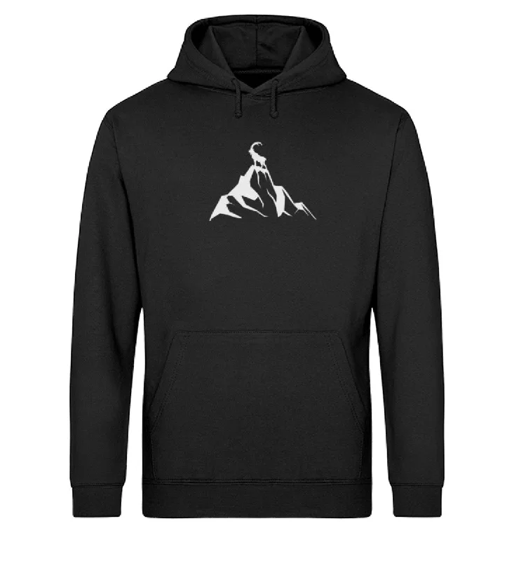 Steinbock am Berg - Unisex Organic Hoodie'