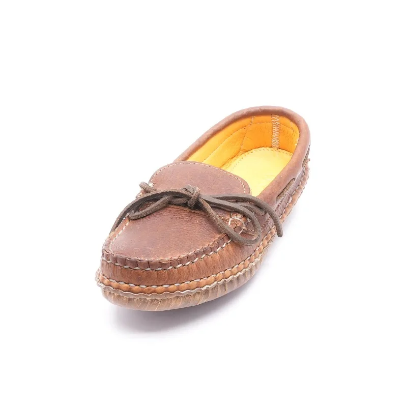 Lodge Moccasin Brown Loafer Flats