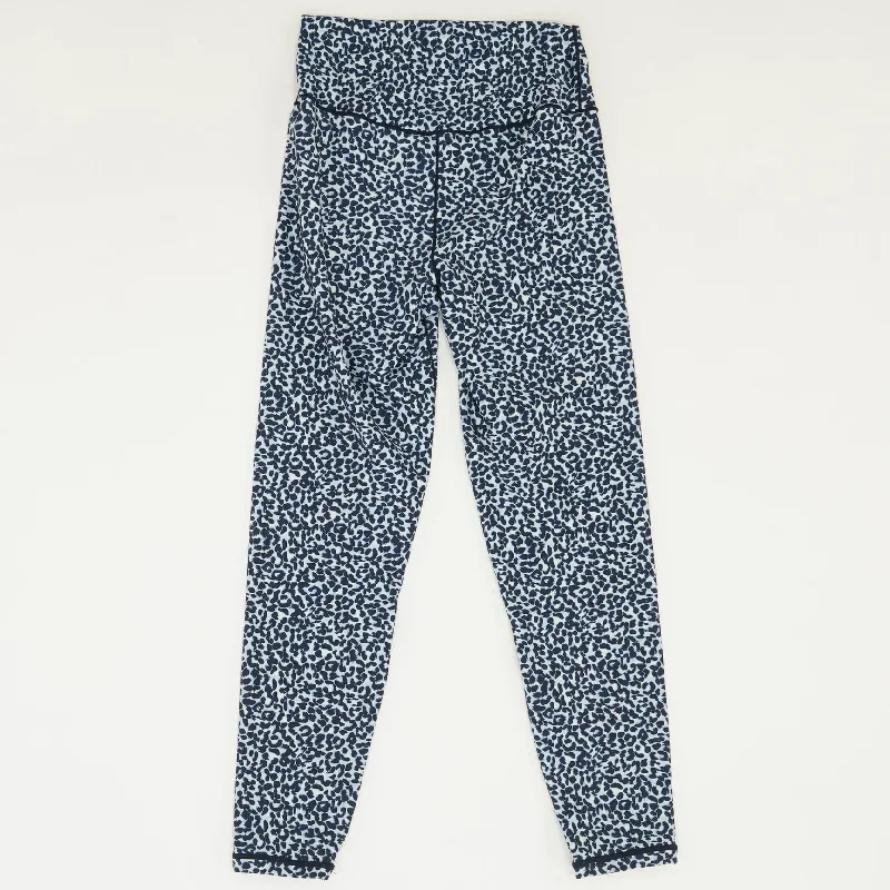 Blue Animal Print Leggings