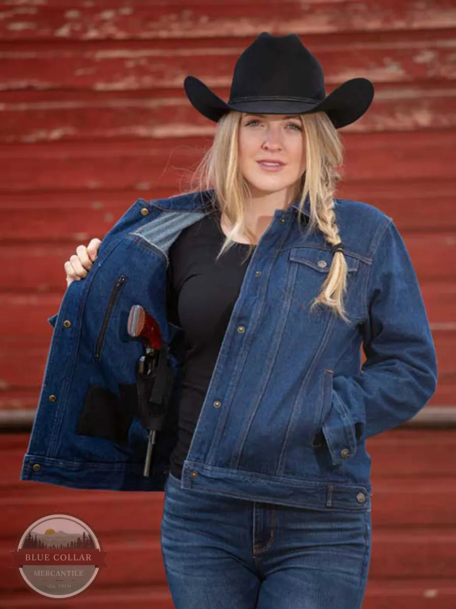 Women's Denim Concealed Carry Jacket