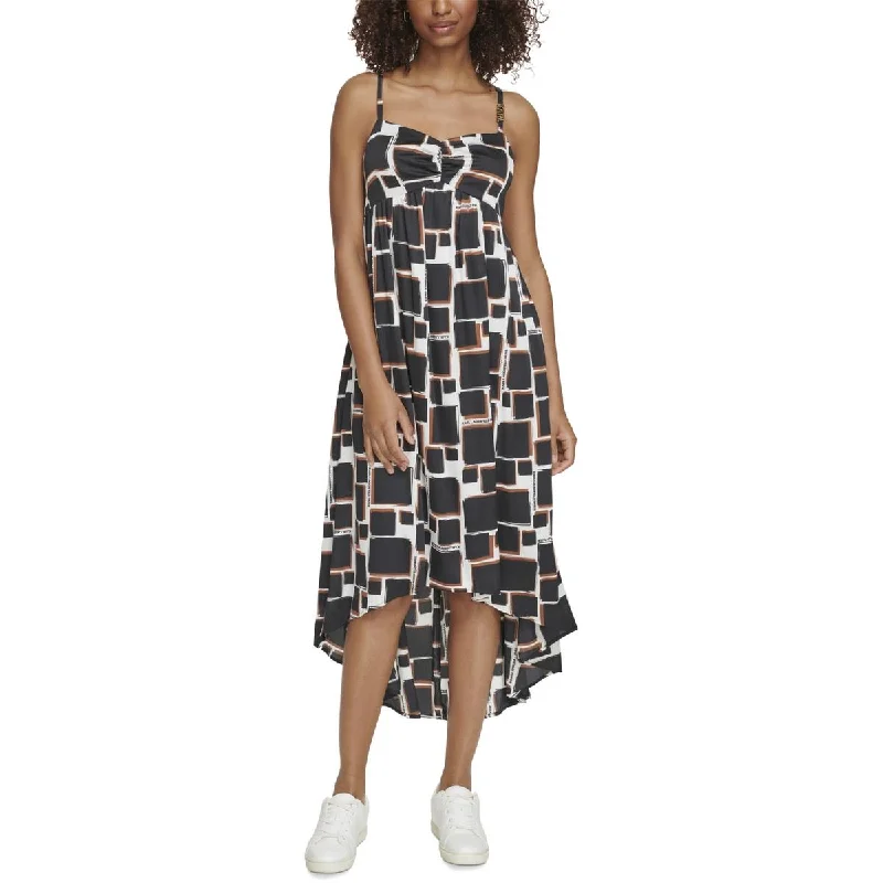 Karl Lagerfeld Paris Womens Hi-Low  Sundress