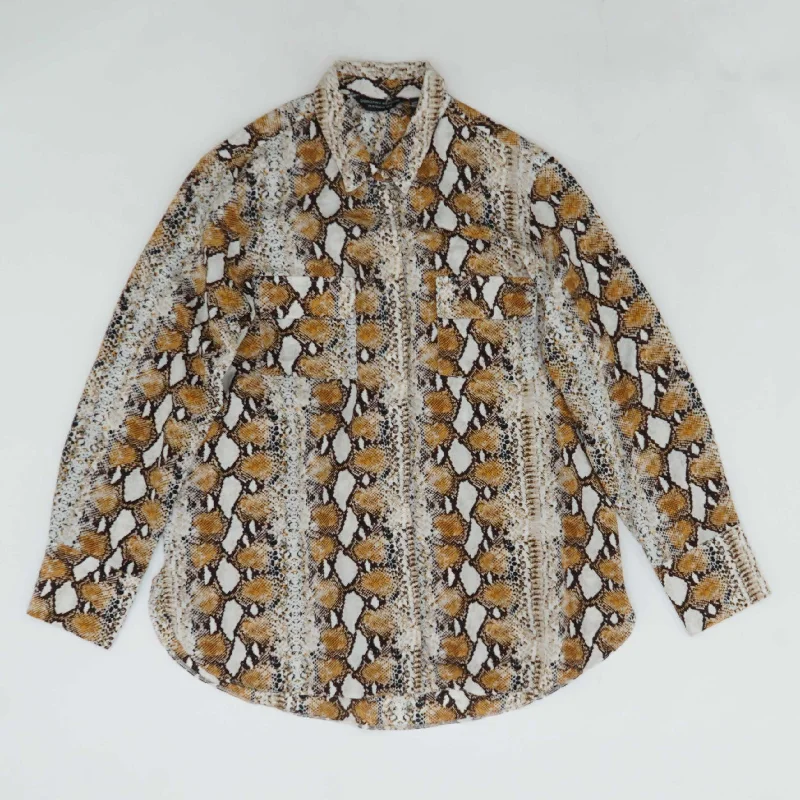 Multi Animal Print Button Down