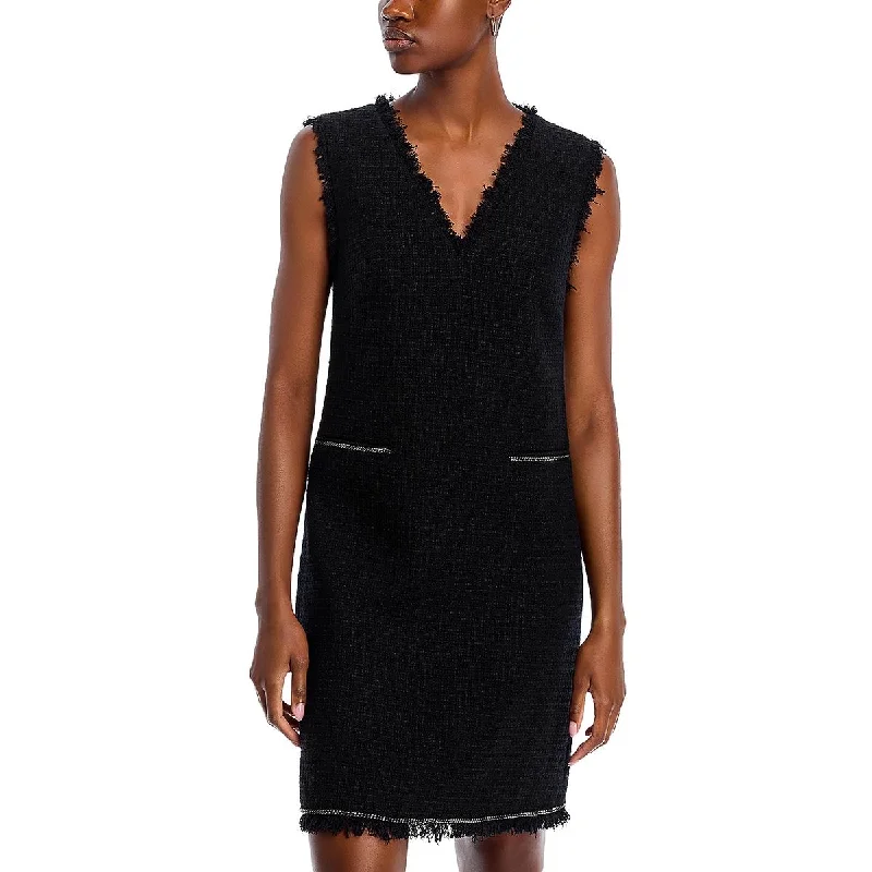 Kobi Halperin Womens Above Knee Tweed Mini Dress