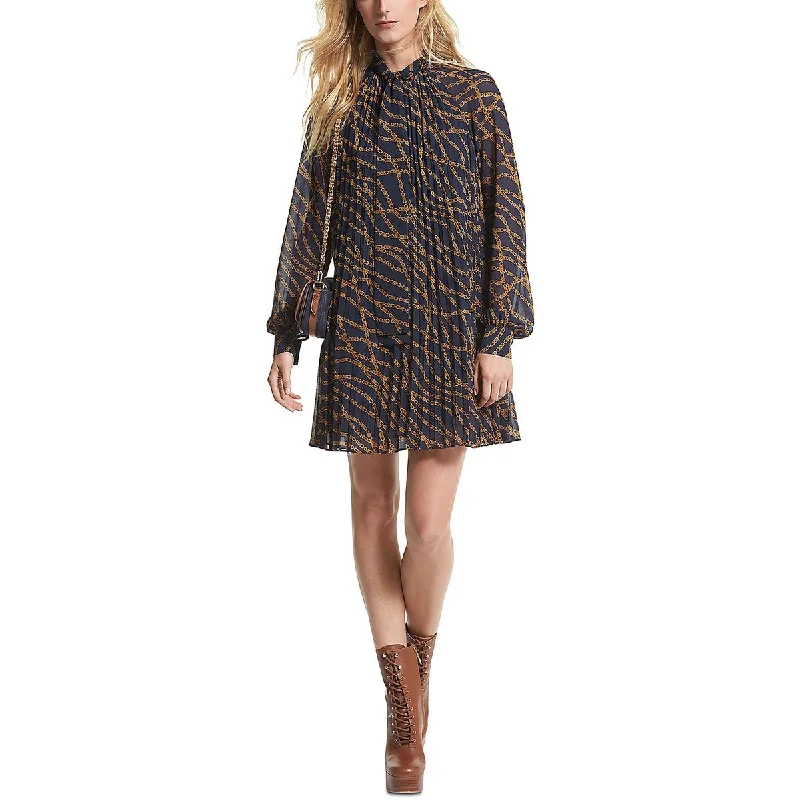 MICHAEL Michael Kors Womens Printed Mini Mini Dress