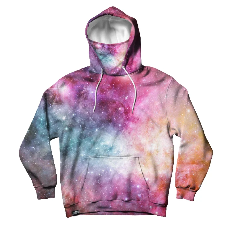 Pastel Nebula Unisex Hoodie Mask