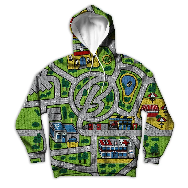 Car Map Carpet Unisex Hoodie