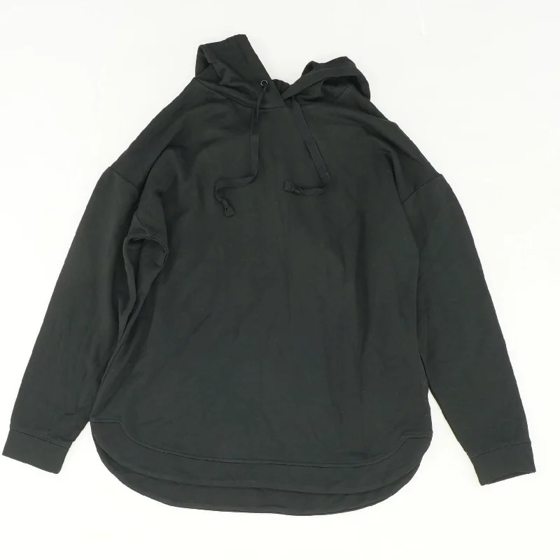 Black Solid Hoodie