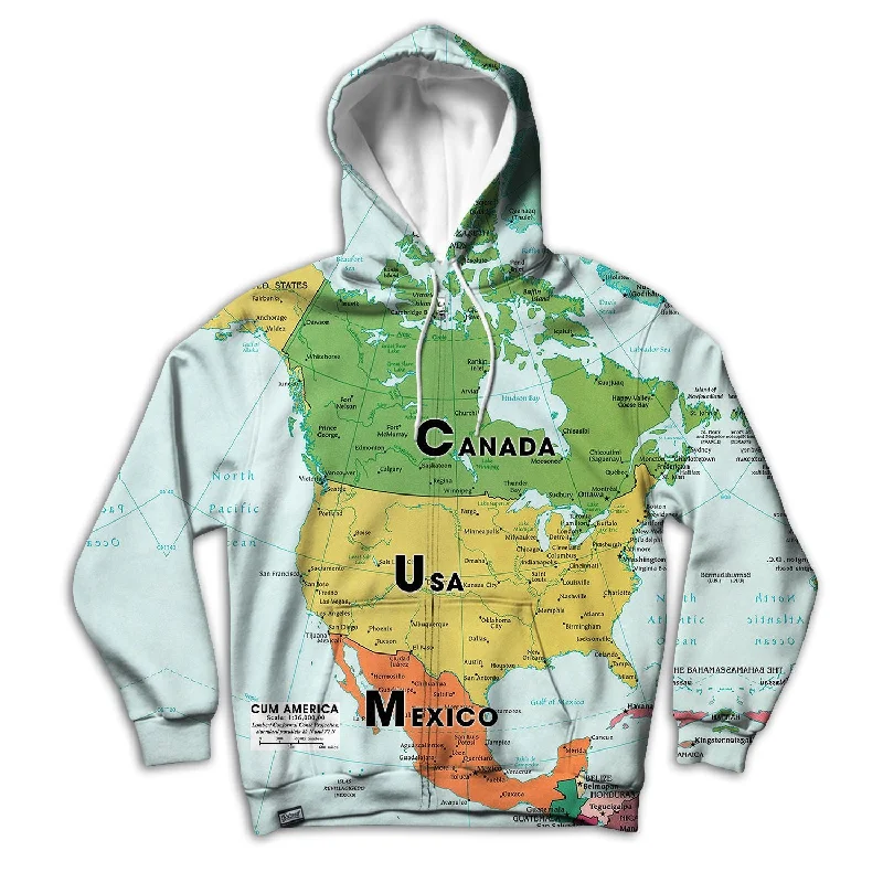 CUM America Unisex Zip Up Hoodie