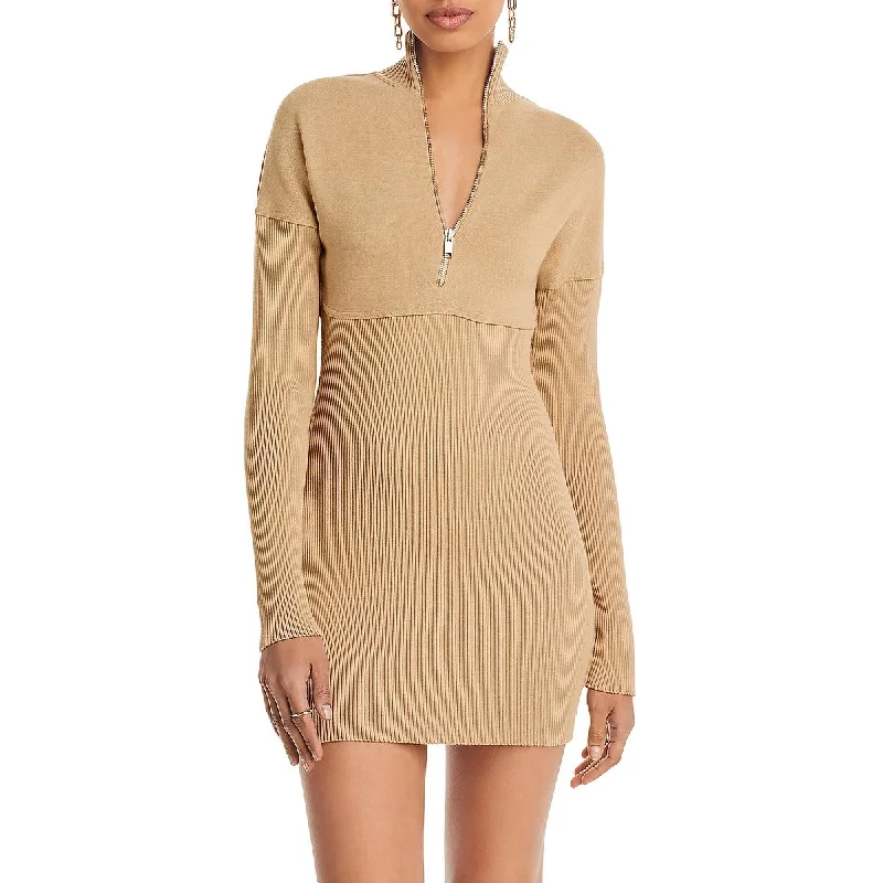 Lvir Womens Daytime Mini Sweaterdress