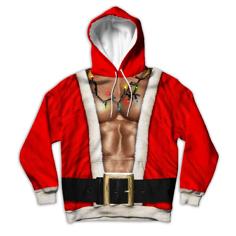 Buff Santa Unisex Hoodie