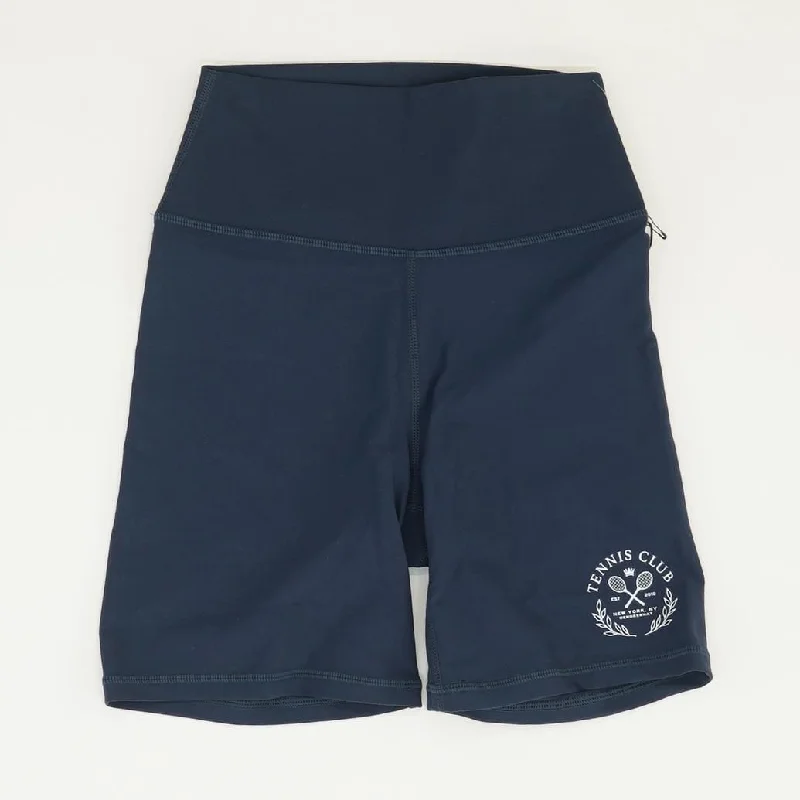 Navy Solid Active Shorts