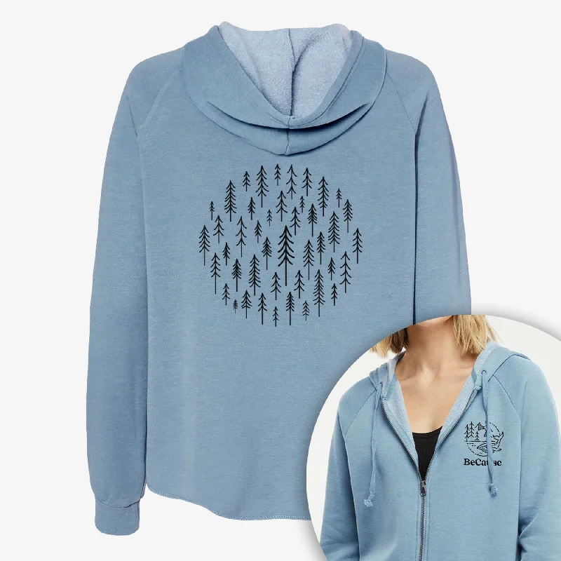 CIrcle of Trees - Women's Cali Wave Zip-Up Sweatshirt