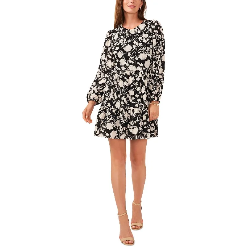 MSK Womens Floral Print  Shift Dress