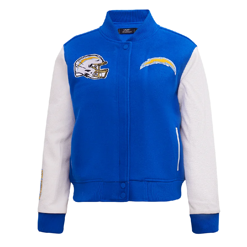 CHAMARRA UNIVERSITARIA NFL LOS ANGELES CHARGERS CLASSIC ESSENTIALS PARA MUJER