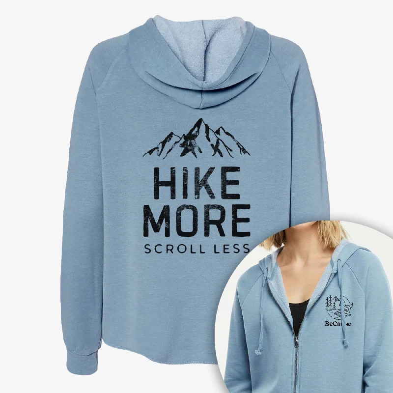 Hike More - Scroll Less - Women's Cali Wave Zip-Up Sweatshirt