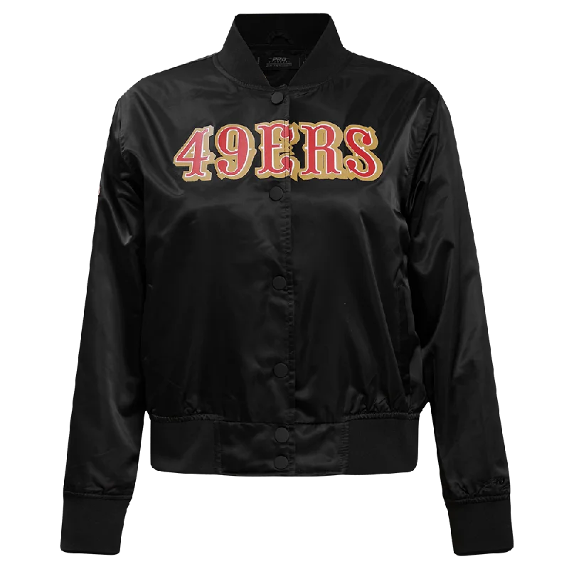 CHAMARRA DE SATÉN NFL SAN FRANCISCO 49ERS CLASSIC ESSENTIALS PARA MUJER