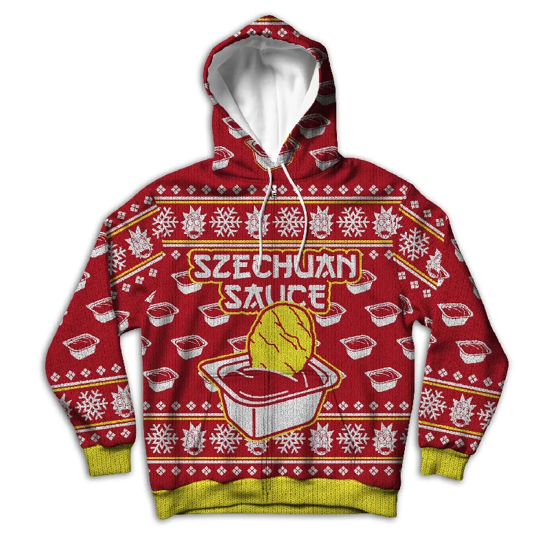 SzeChuan Sauce Unisex Hoodie Zipup