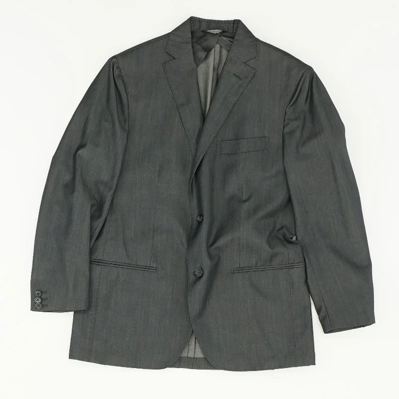 Black Solid Sport Coat