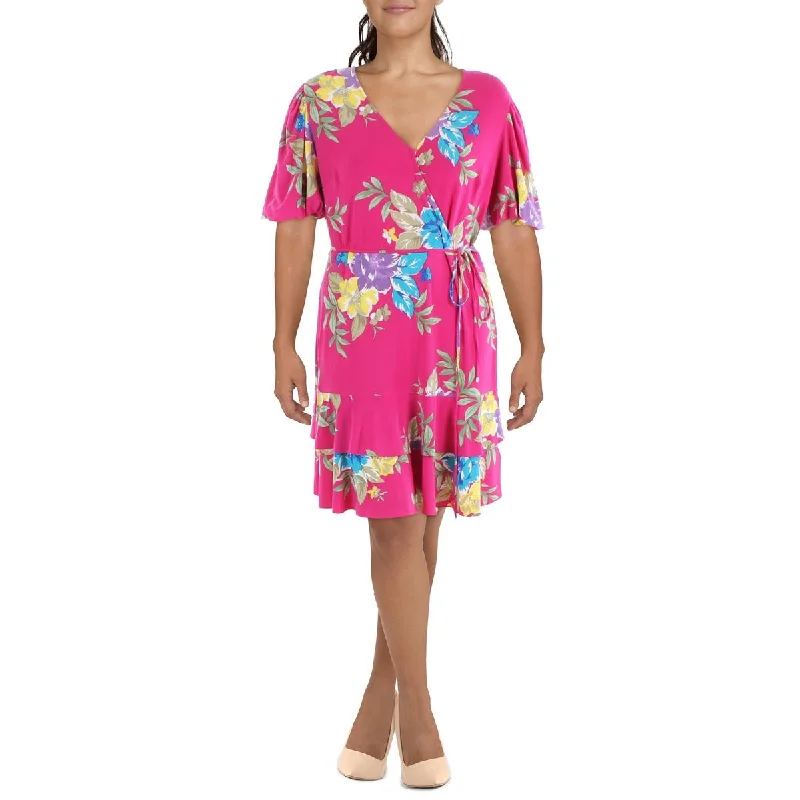 Lauren Ralph Lauren Womens Daytime Floral Shift Dress