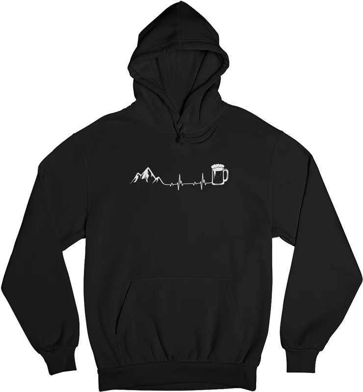 Berge und Bier - Unisex Organic Hoodie