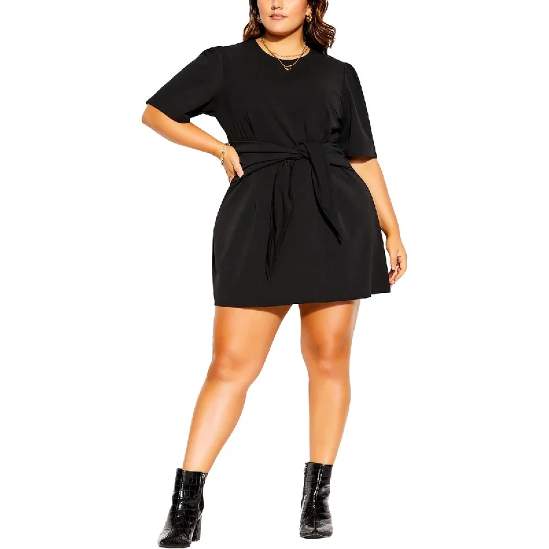 City Chic Womens Plus Party Short Mini Dress