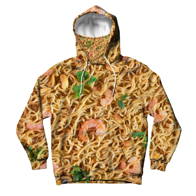 Shrimp Ramen Noodles Unisex Hoodie Mask