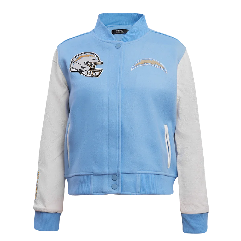 CHAMARRA UNIVERSITARIA NFL LOS ANGELES CHARGERS CLASSIC ESSENTIALS PARA MUJER