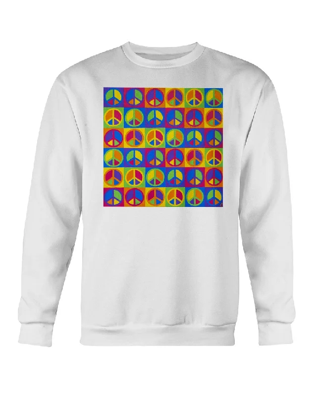 Peace Squared - Crewneck Sweatshirt