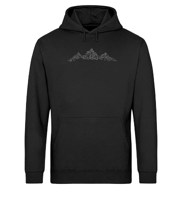 Berg Polygon - Unisex Organic Hoodie