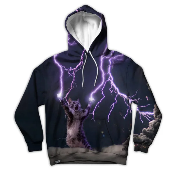 Lightning Cat Unisex Hoodie