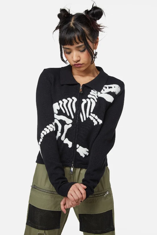 Early Jurassic Dino Knit Cardi