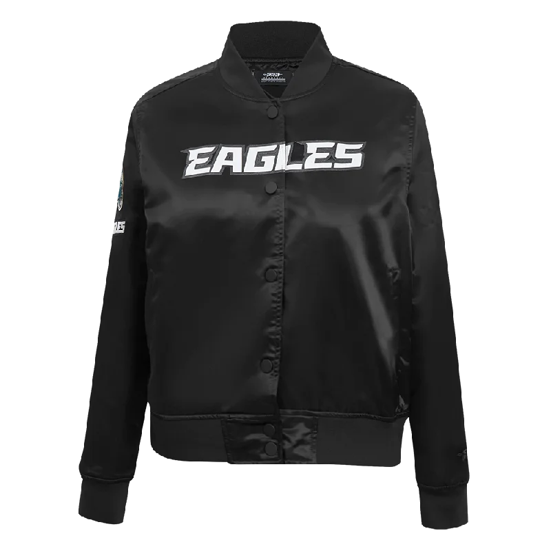 CHAMARRA DE SATÉN NFL PHILADELPHIA EAGLES CLASSIC ESSENTIALS PARA MUJER