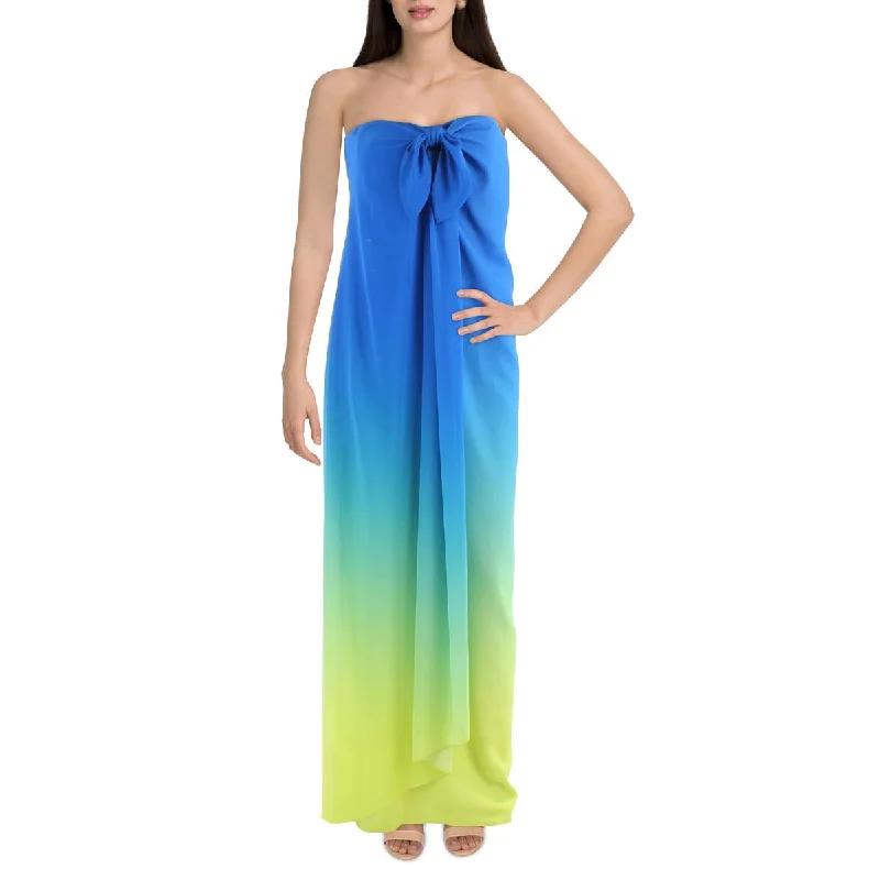 Lauren Ralph Lauren Womens Sleeveless Long Maxi Dress