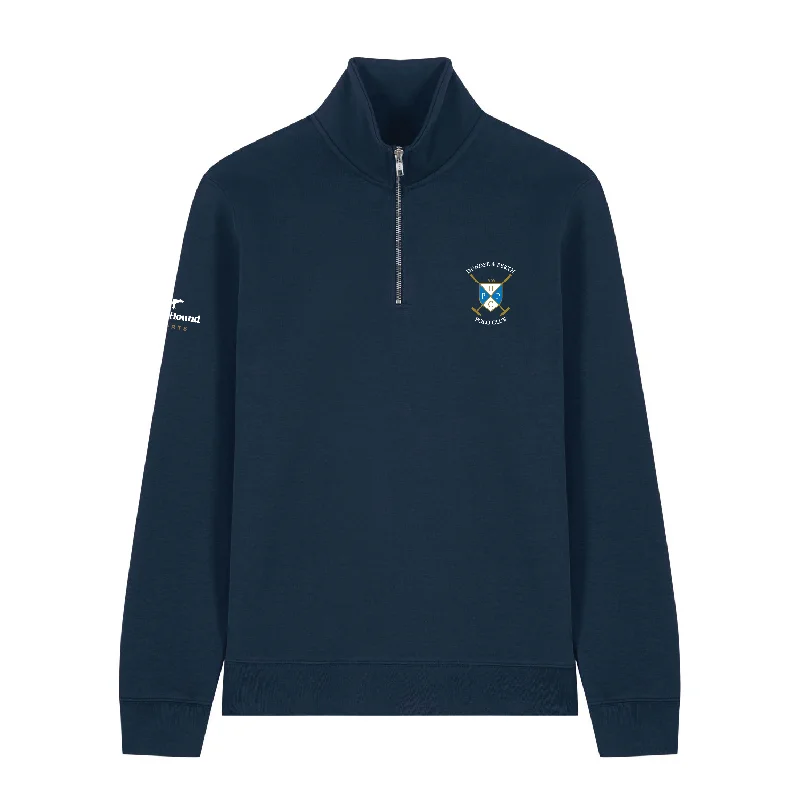 Dundee & Perth Navy 1/4 Zip Sweatshirt