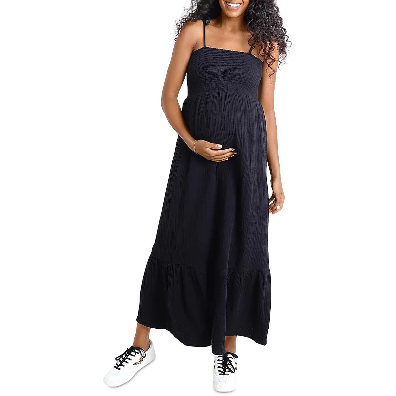 Ingrid & Isabel Womens Smocked Long Maxi Dress