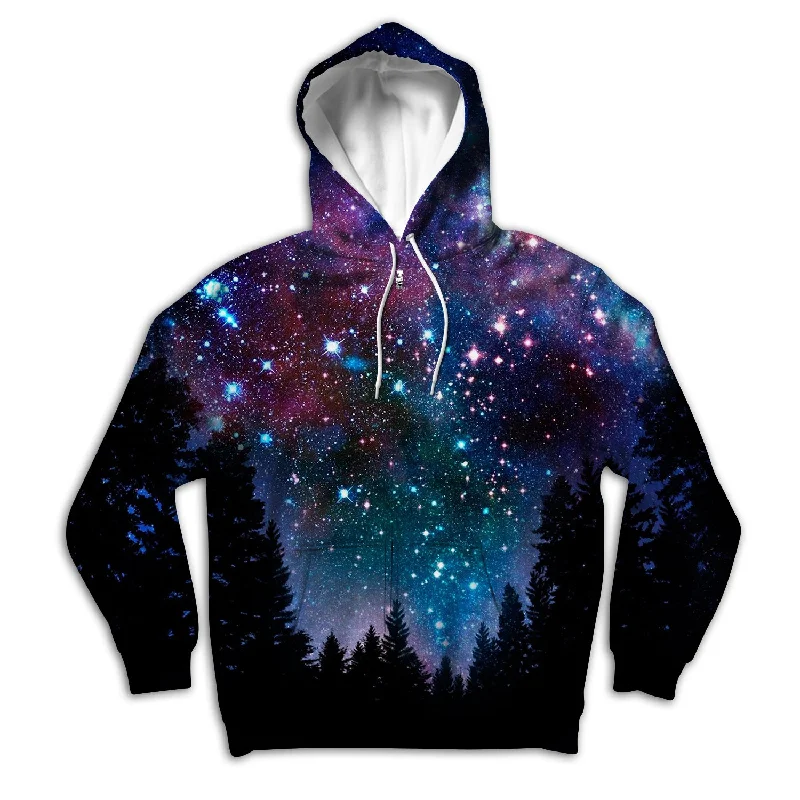 Galaxy Forest Unisex Hoodie Zipup