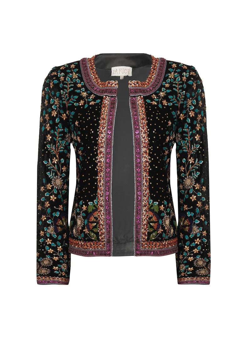 La Fuori Alessandra Cropped Jacket