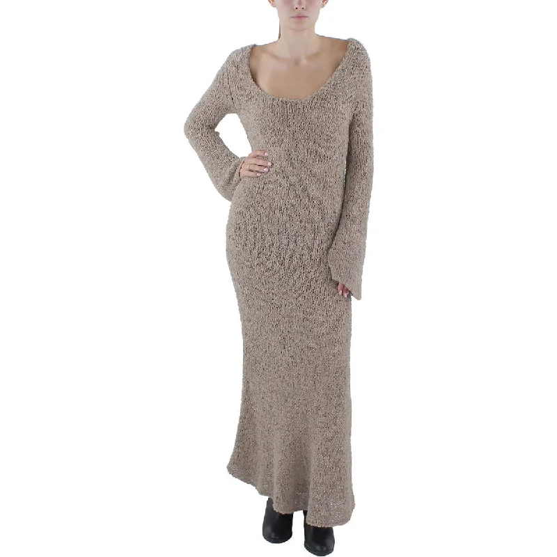 By Malene Birger Womens Maxi Knit Sweaterdress