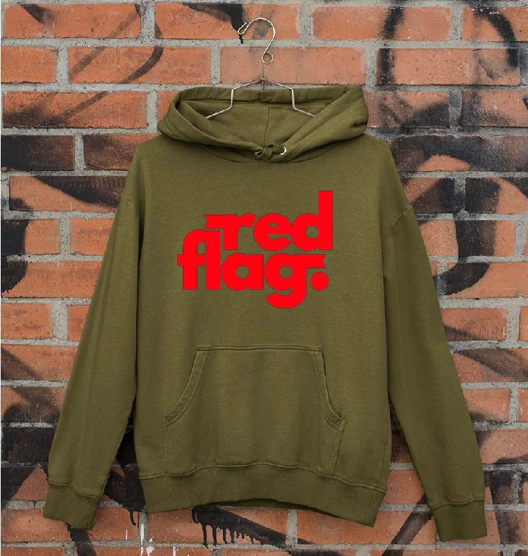 Red Flag Unisex Hoodie for Men/Women